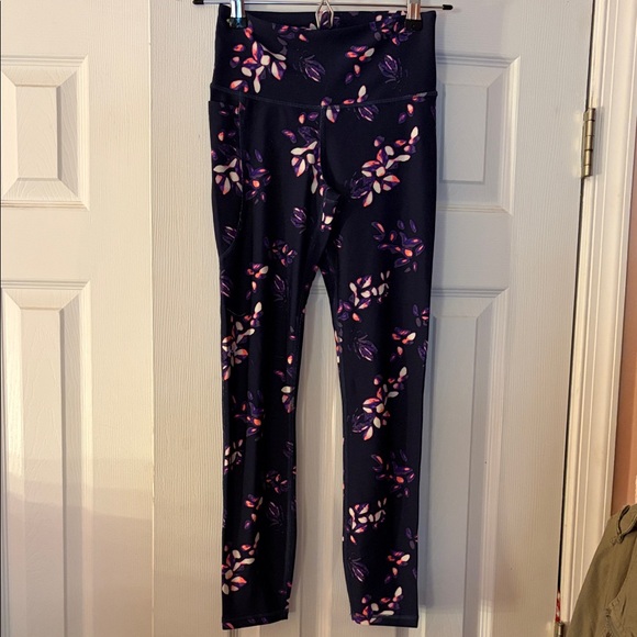 Under Armour Pants - Under Armour Purple Floral Leggings